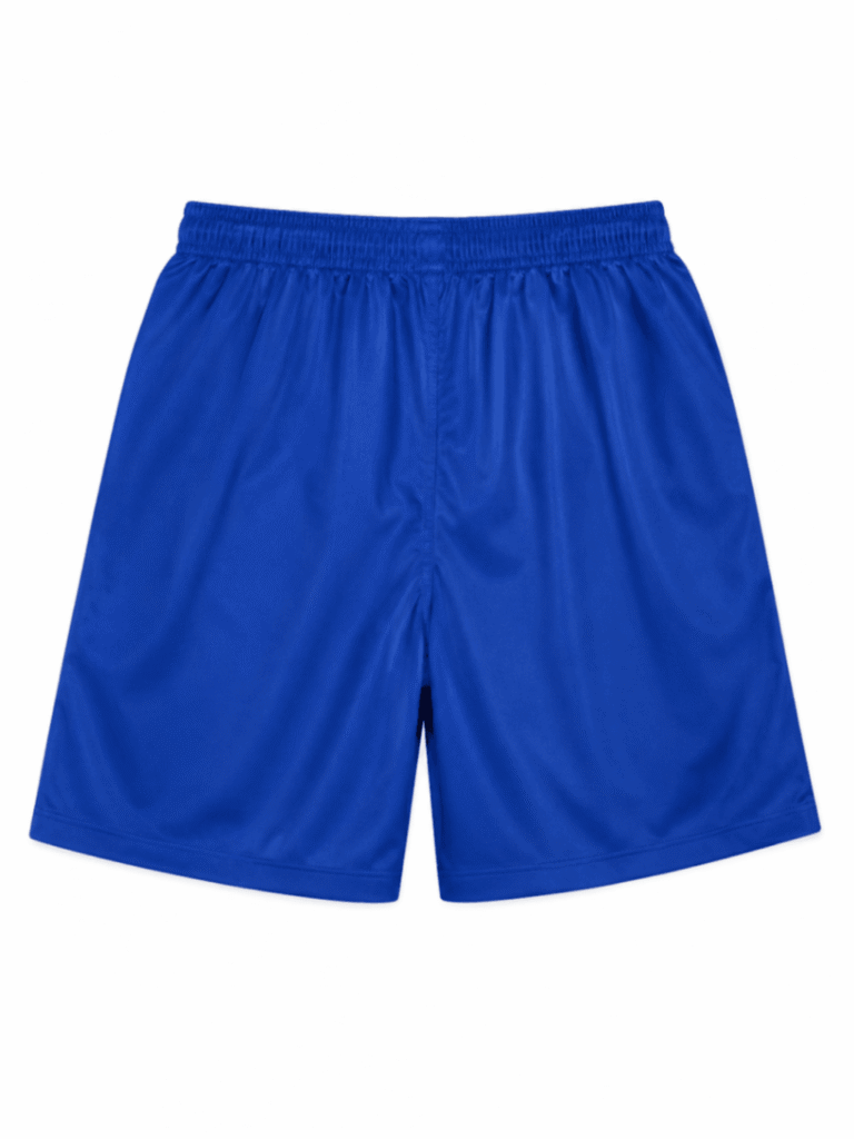 Pantaloneta COSTA RICA, azul rey, tipo impermeable