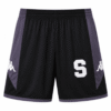 Pantaloneta SAPRISSA, negra con gris en costados y escudo blanco