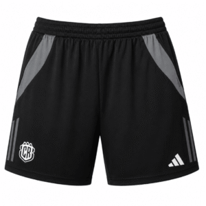 Pantaloneta COSTA RICA, negra con costados en gris