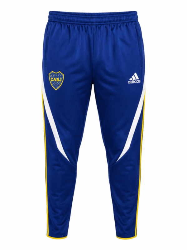 Buzo BOCA JUNIORS, azul rey y franjas diagonales blancas