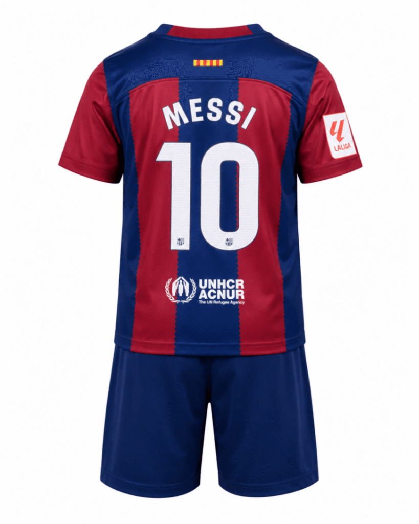 Uniforme niño BARCELONA 2023 casa Messi #10
