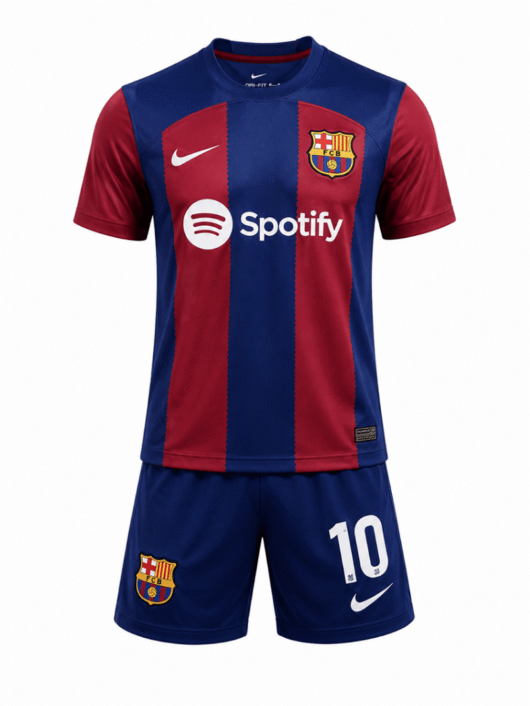 Uniforme niño BARCELONA 2023 casa Messi #10