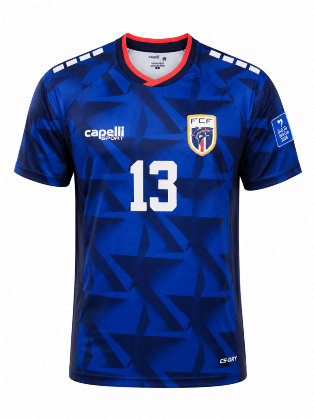 Camiseta CABO VERDE 2026 casa versión fan Lopes Cabral #13