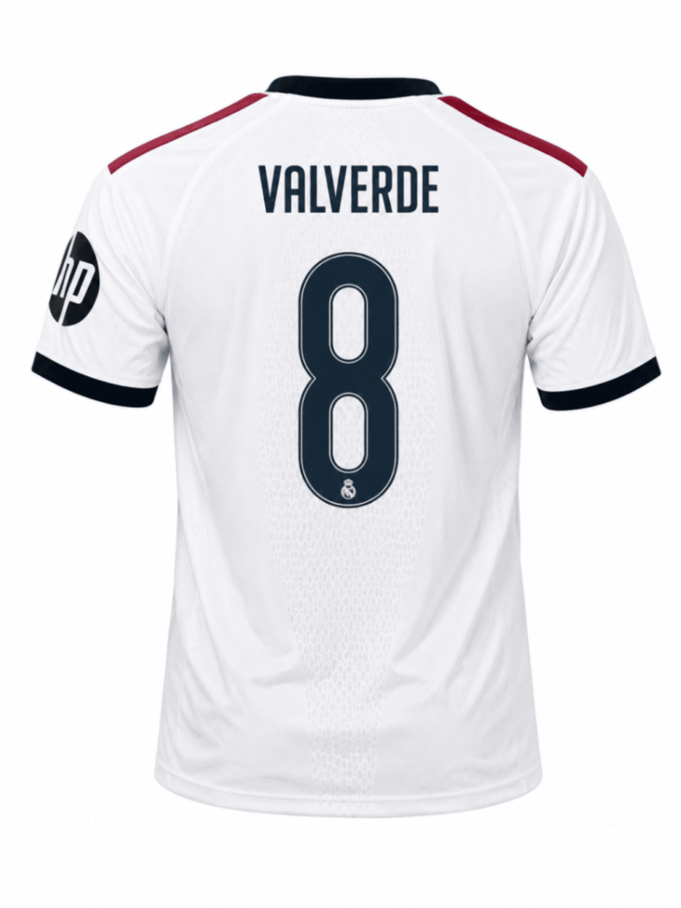 Camiseta REAL MADRID 2026 casa versión fan Valverde #8