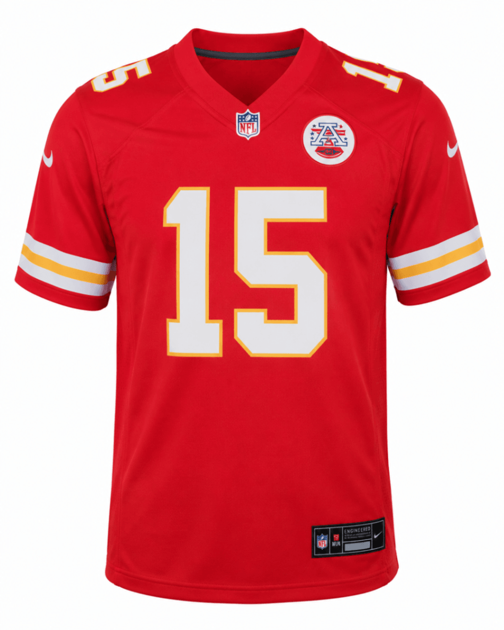 Camiseta fútbol americano KANSAS CITY CHIEFS casa Mahomes #15