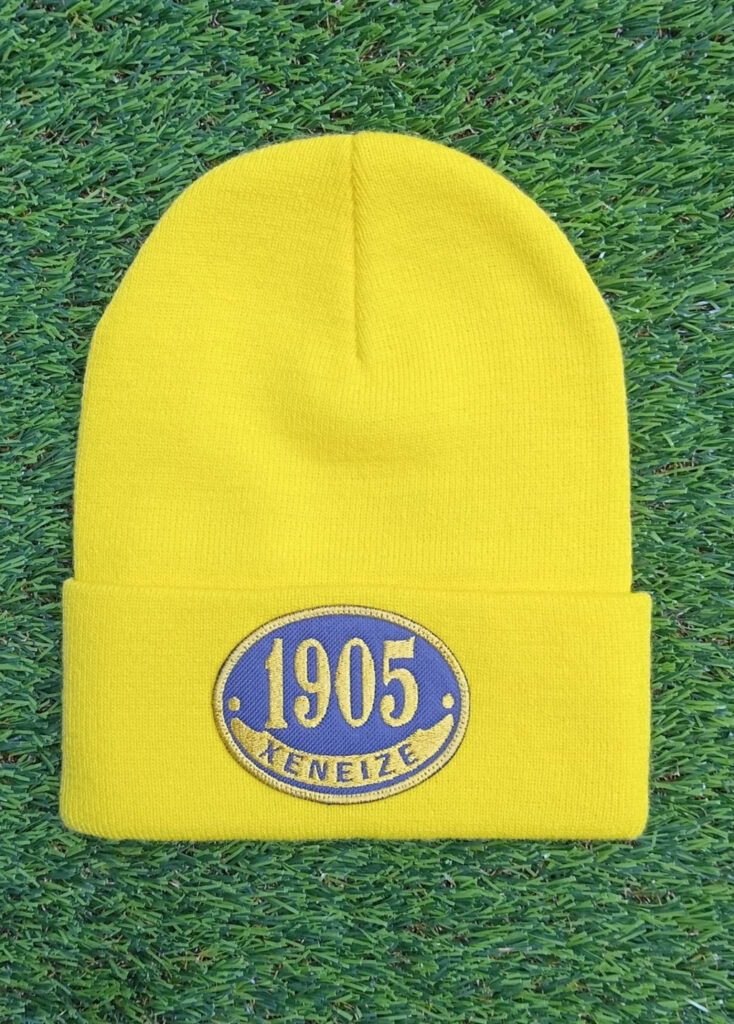 Gorro, color amarillo Xeneize 1905