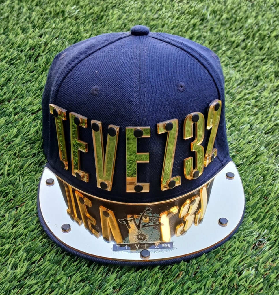 Gorra BOCA JUNIORS, color azul oscuro y dorado Tevez32