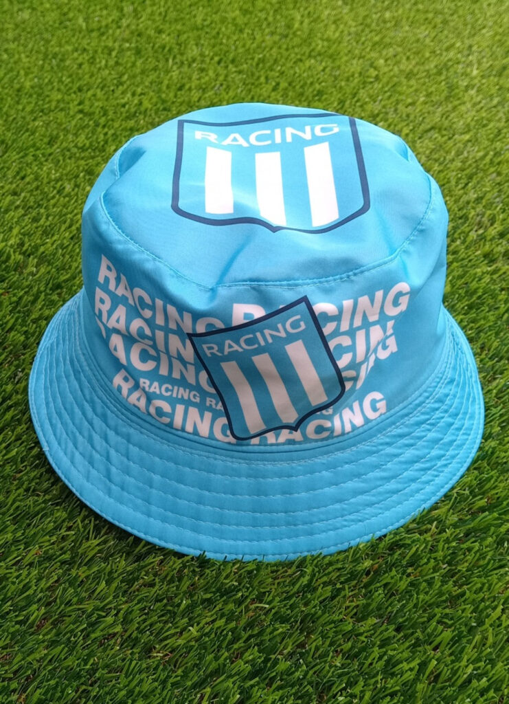 Piluso RACING CLUB, color azul celeste-blanco