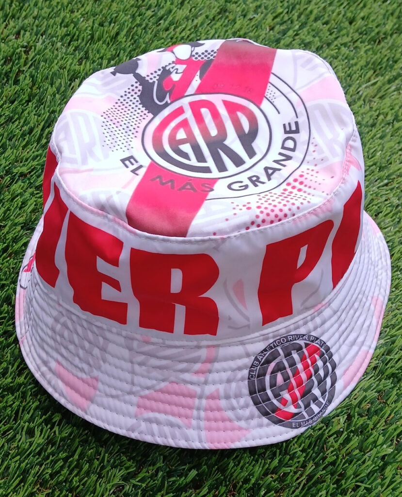 Piluso RIVER PLATE, color blanco y rojo, River Plate el más grande