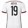 Camiseta retro ALEMANIA 2014 versión fan Gotze #19