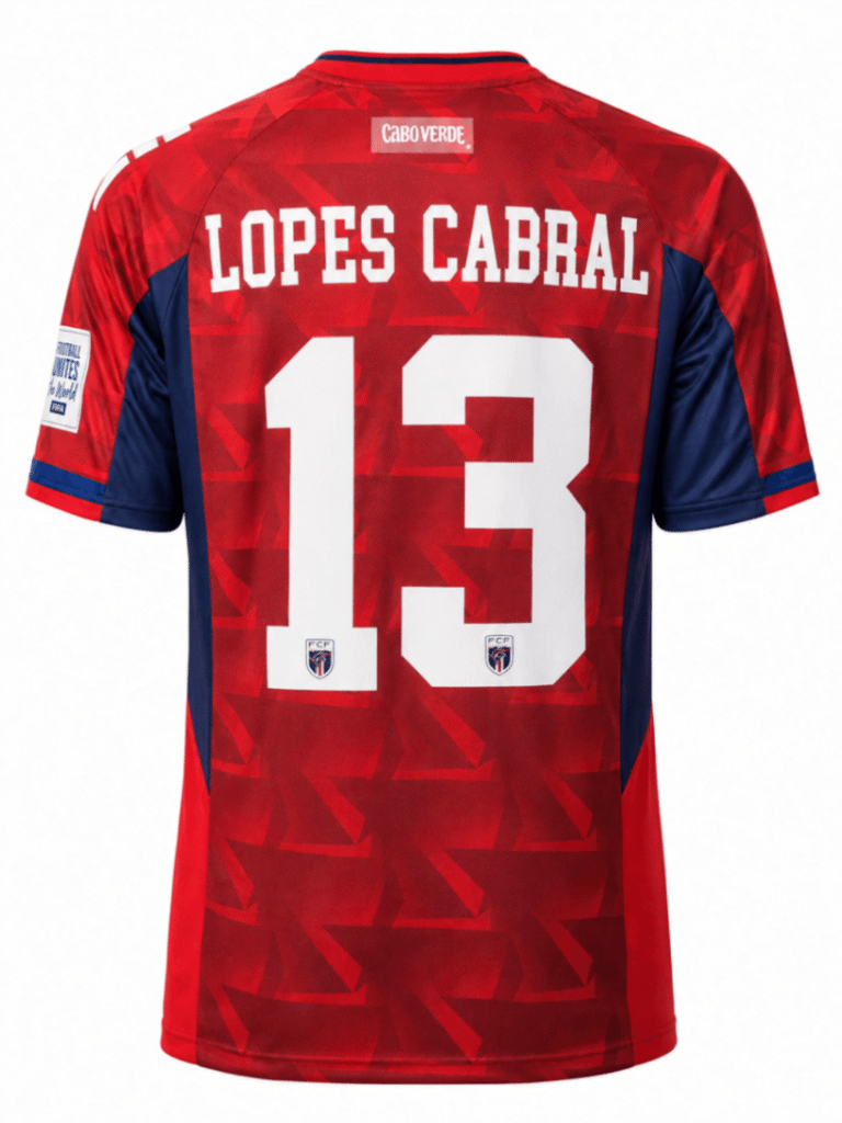 Camiseta CABO VERDE 2026 alterna versión fan Lopes Cabral #13