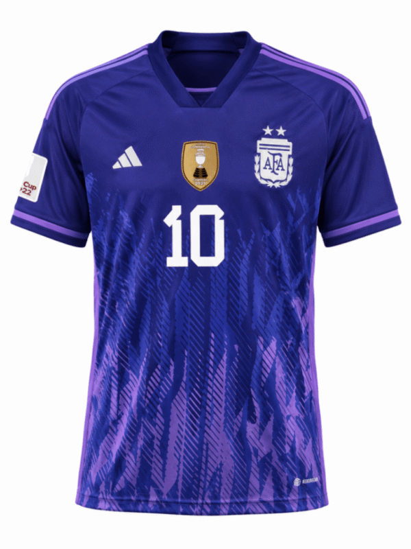 Camiseta ARGENTINA 2022 visita versión fan Messi #10