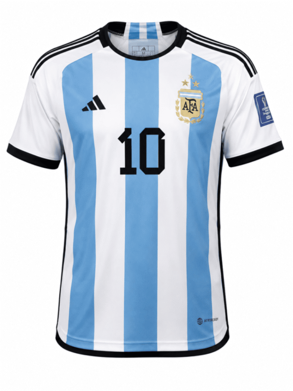 Camiseta ARGENTINA 2022 casa versión fan Messi #10