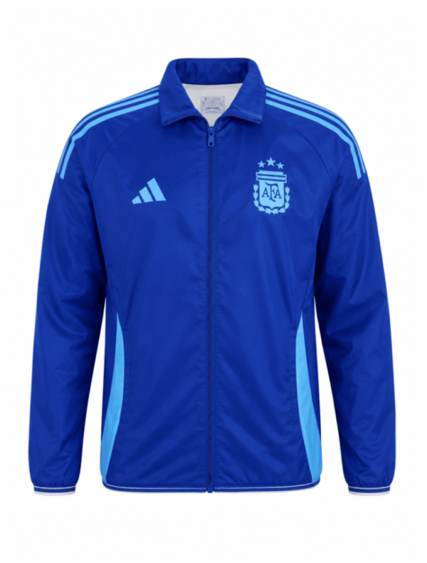 Jacket ARGENTINA 2024 anthem, reversible, azul y blanca
