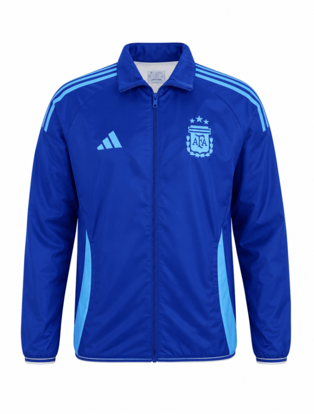 Jacket ARGENTINA 2024 anthem, reversible, azul y blanca