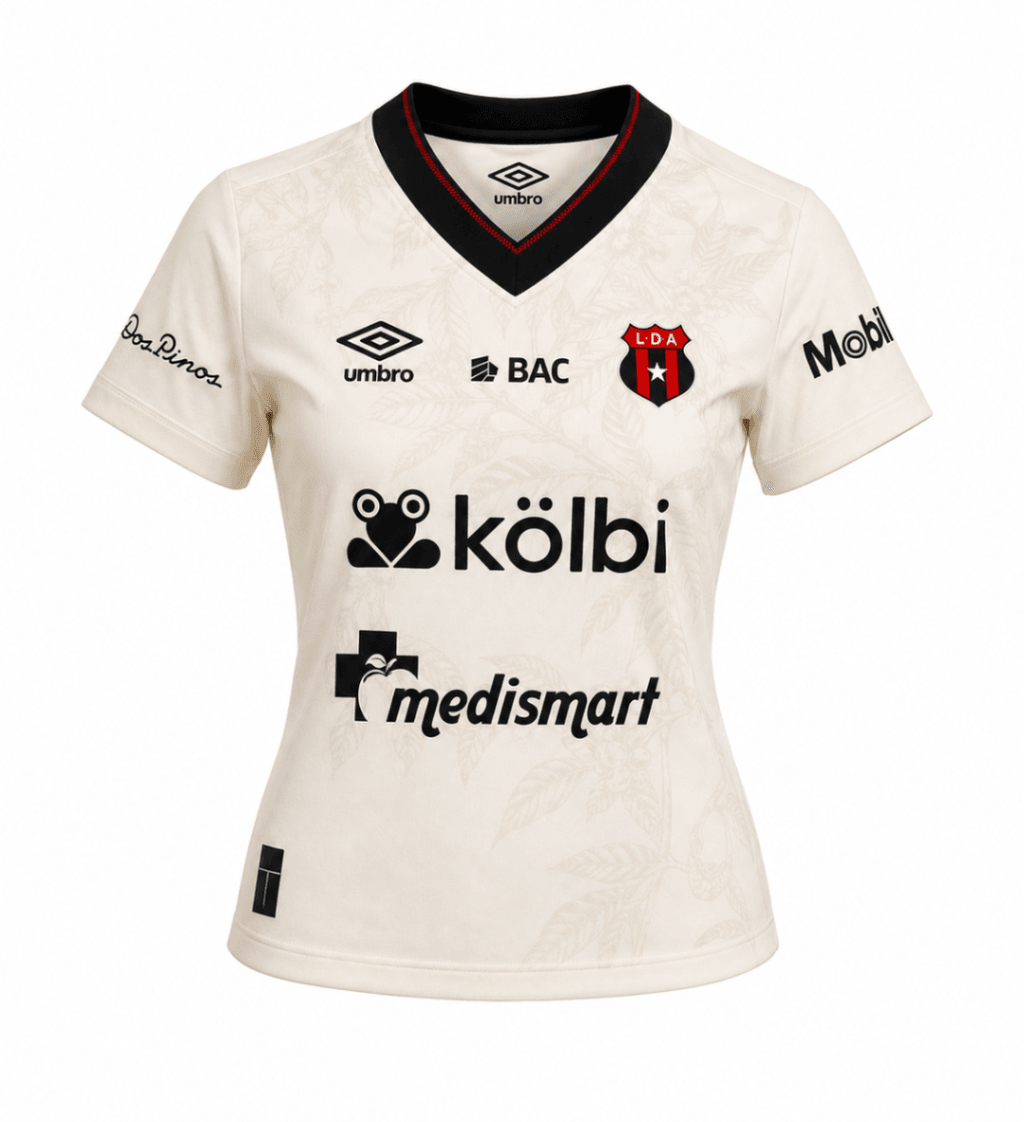 Camiseta mujer original LIGA DEPORTIVA ALAJUELENSE 2025 visita