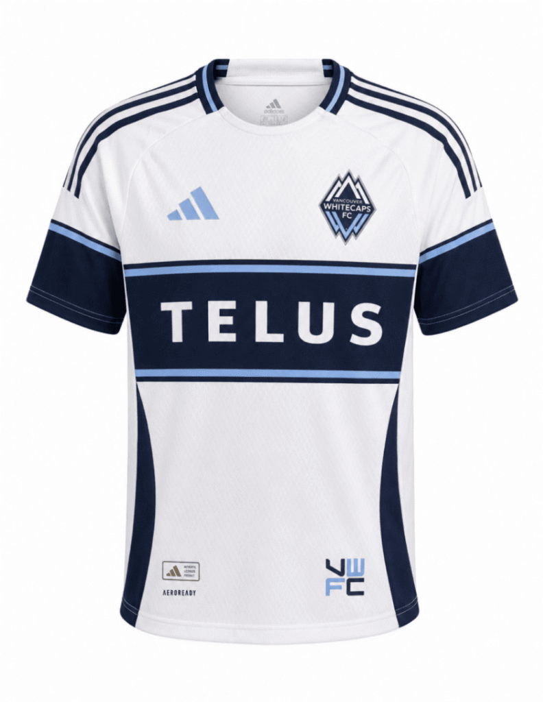 Camiseta original VANCOUVER WHITECAPS 2025 versión player