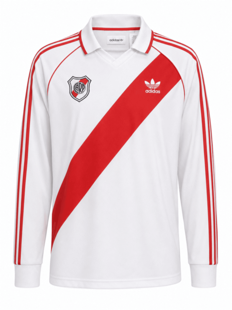 Camiseta original retro RIVER PLATE 1994 casa, reedición 2024 – manga larga