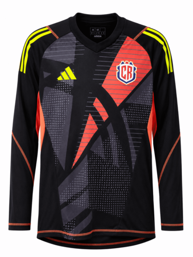Camiseta original COSTA RICA 2024 portero versión fan – manga larga