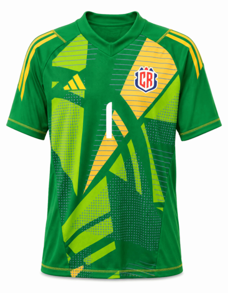 Camiseta original COSTA RICA 2024 portero versión fan K. Navas #1