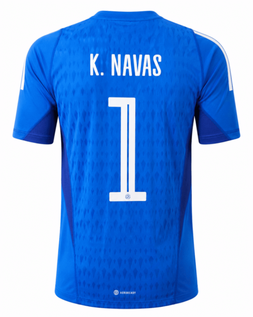 Camiseta original COSTA RICA 2023 portero versión player K. Navas #1
