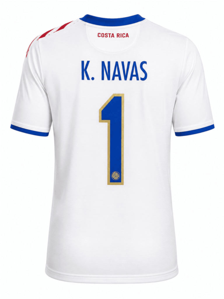 Camiseta original COSTA RICA 2017 visita versión fan K. Navas #1