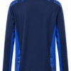 Sudadera original COSTA RICA, color azul oscuro con cuello azul rey