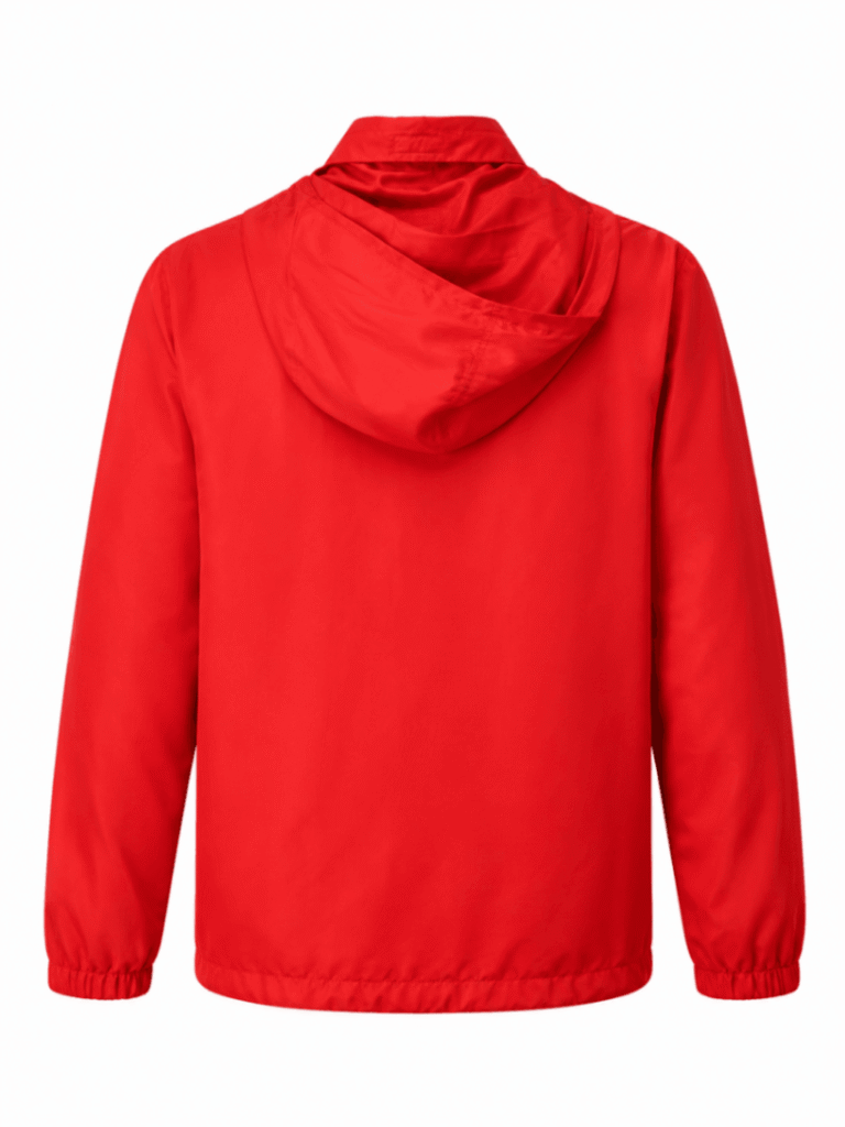 Jacket original COSTA RICA, color rojo con logo viejo