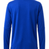 Jacket original ADIDAS, color azul rey con cuello blanco y alto