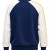 Jacket original ADIDAS, color azul oscuro con mangas blancas