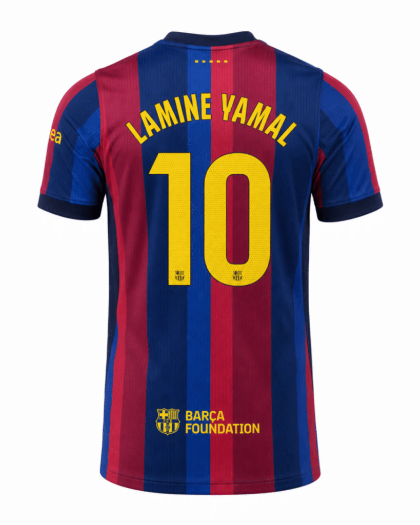 Camiseta niño BARCELONA 2026 casa Lamine Yamal #10