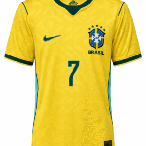 Camiseta BRASIL 2026 casa versión fan Vini Jr. #7