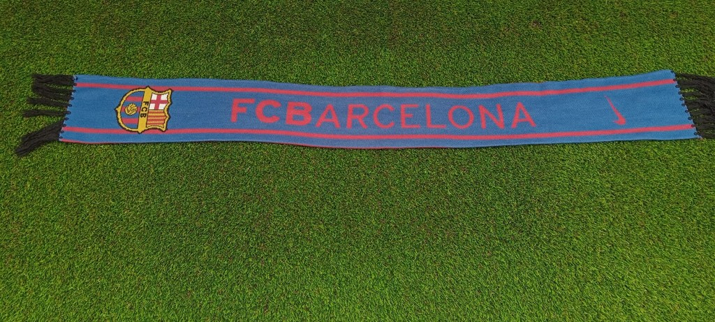 Bufanda BARCELONA, color azul-rojo