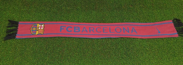 Bufanda BARCELONA, color azul-rojo