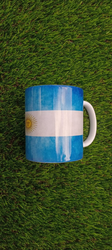 Taza ARGENTINA, color celeste
