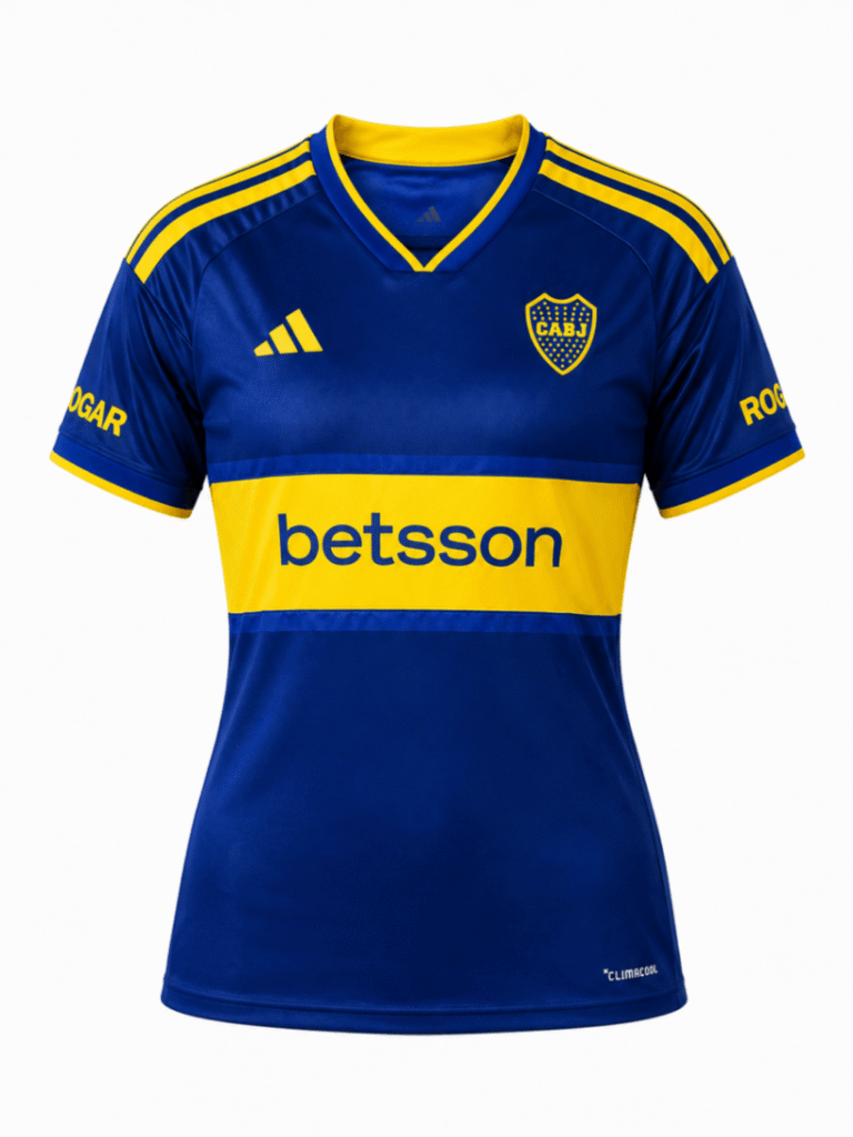 Camiseta mujer original BOCA JUNIORS 2026 casa versión fan