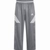 Buzo original ADIDAS, color gris con detalles en blanco