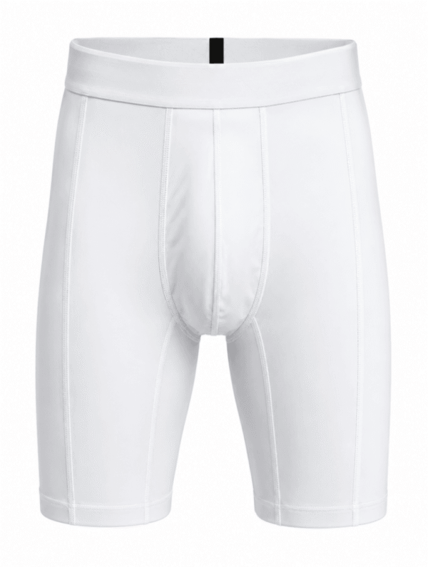Short ADIDAS, color blanco – tight fit