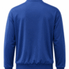 Jacket original ADIDAS, color azul marino con franjas verticales celestes y blancas