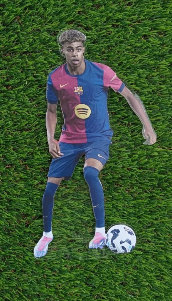 Figuras acrílicas jugadores, Lamine Yamal