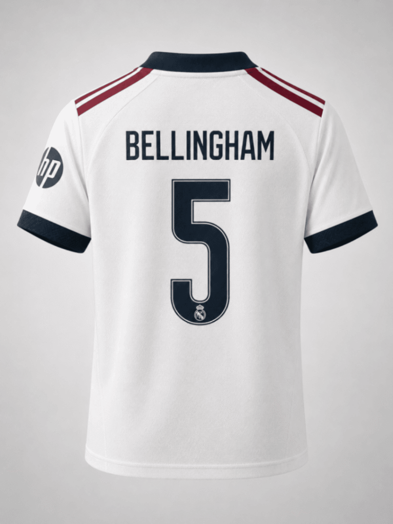 Camiseta niño REAL MADRID 2026 casa Bellingham #5