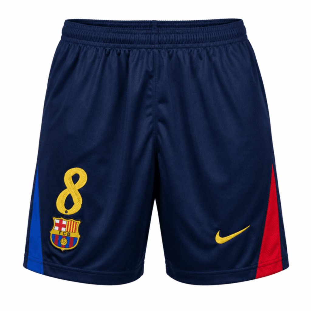 Pantaloneta niño BARCELONA 2026 casa Pedri #8