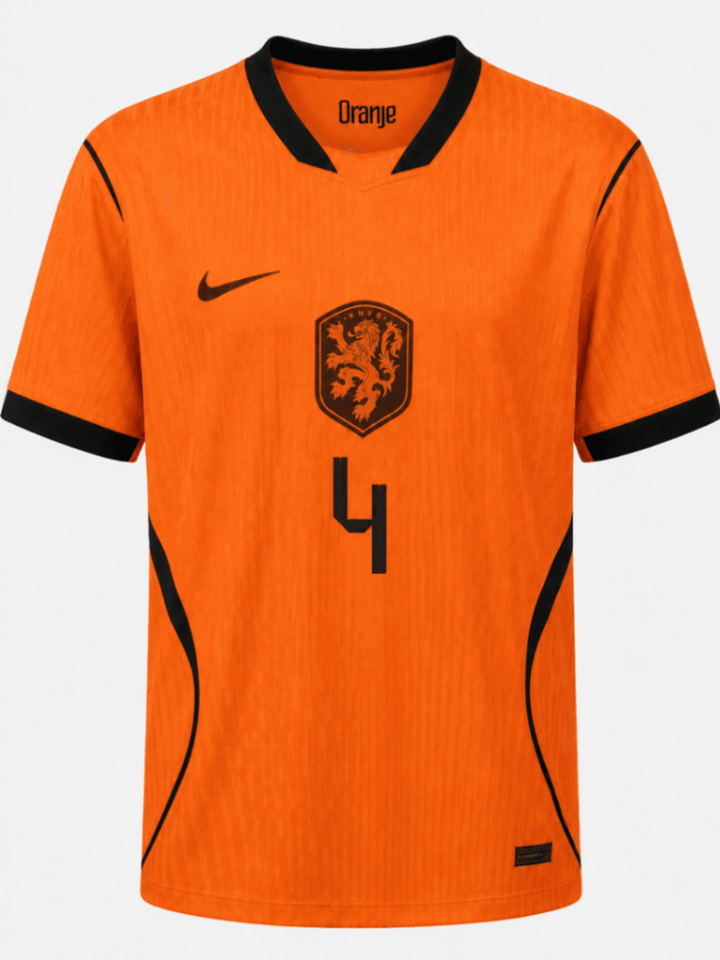 Camiseta PAISES BAJOS 2026 casa versión fan Virgil #4