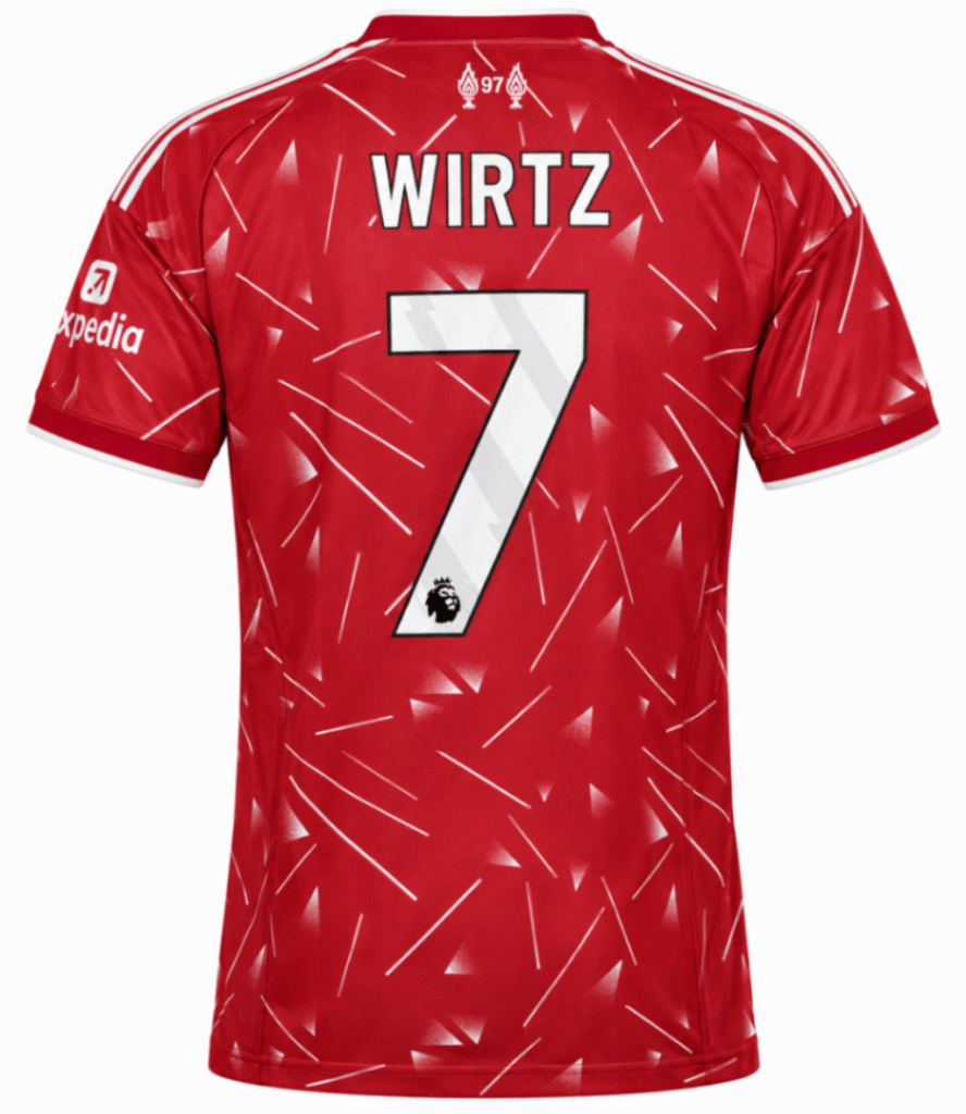 Camiseta LIVERPOOL 2026 casa versión fan Wirtz #7