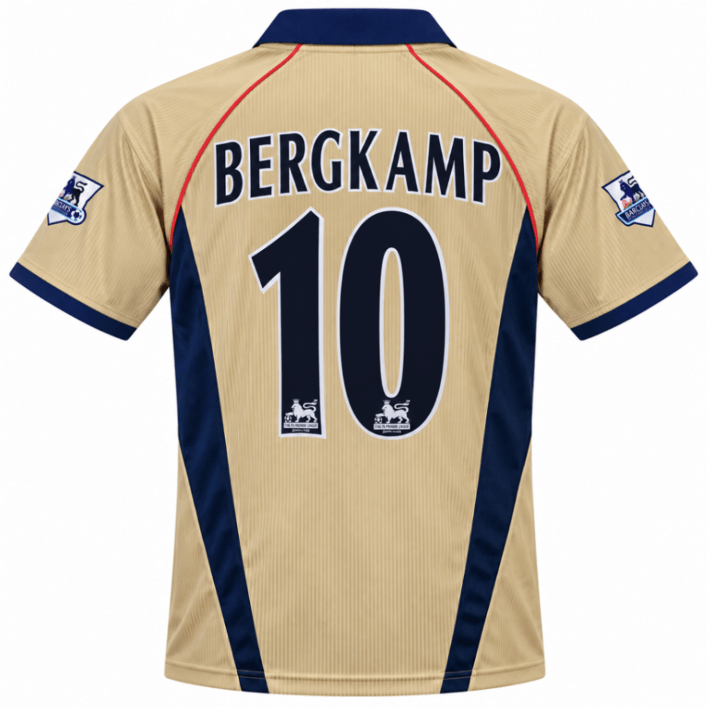 Camiseta retro ARSENAL 2001 visita Bergkamp #10