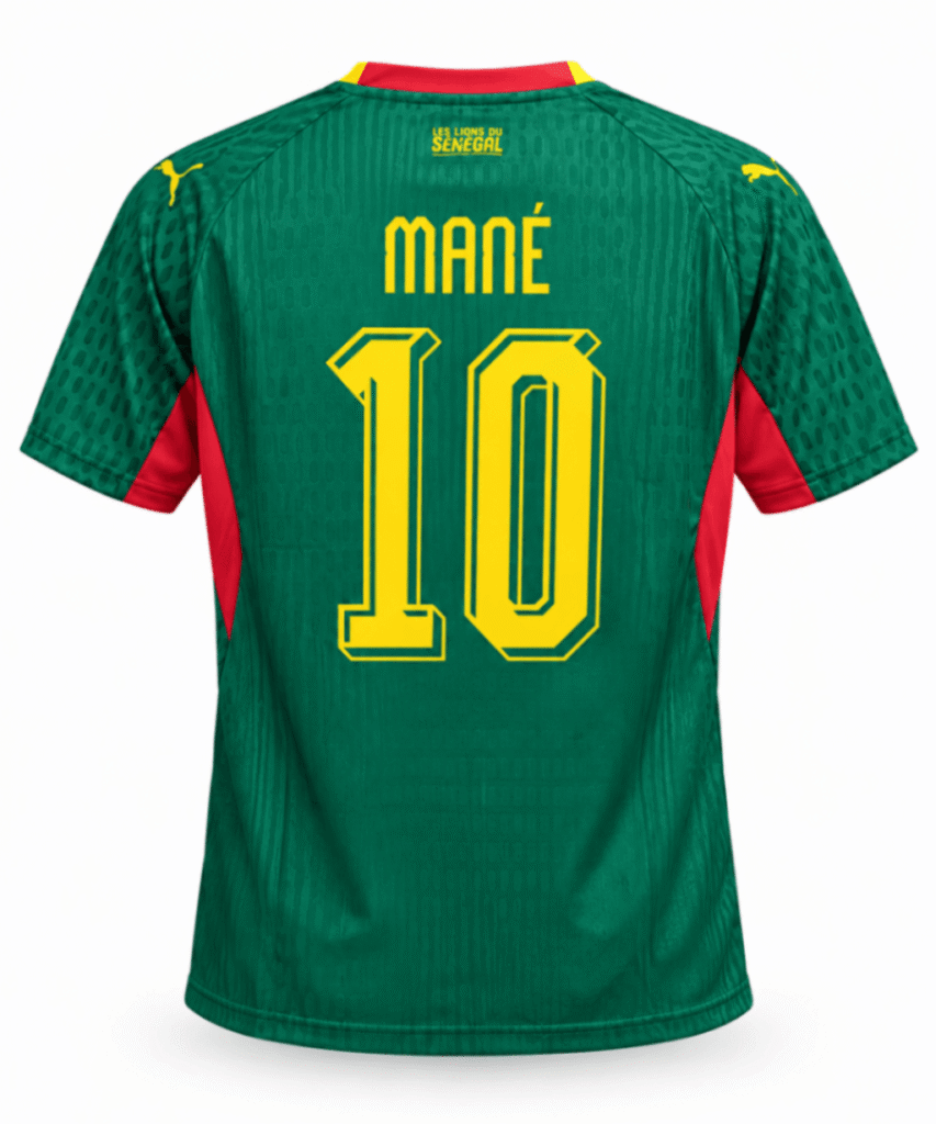 Camiseta SENEGAL 2026 casa versión player Mané #10