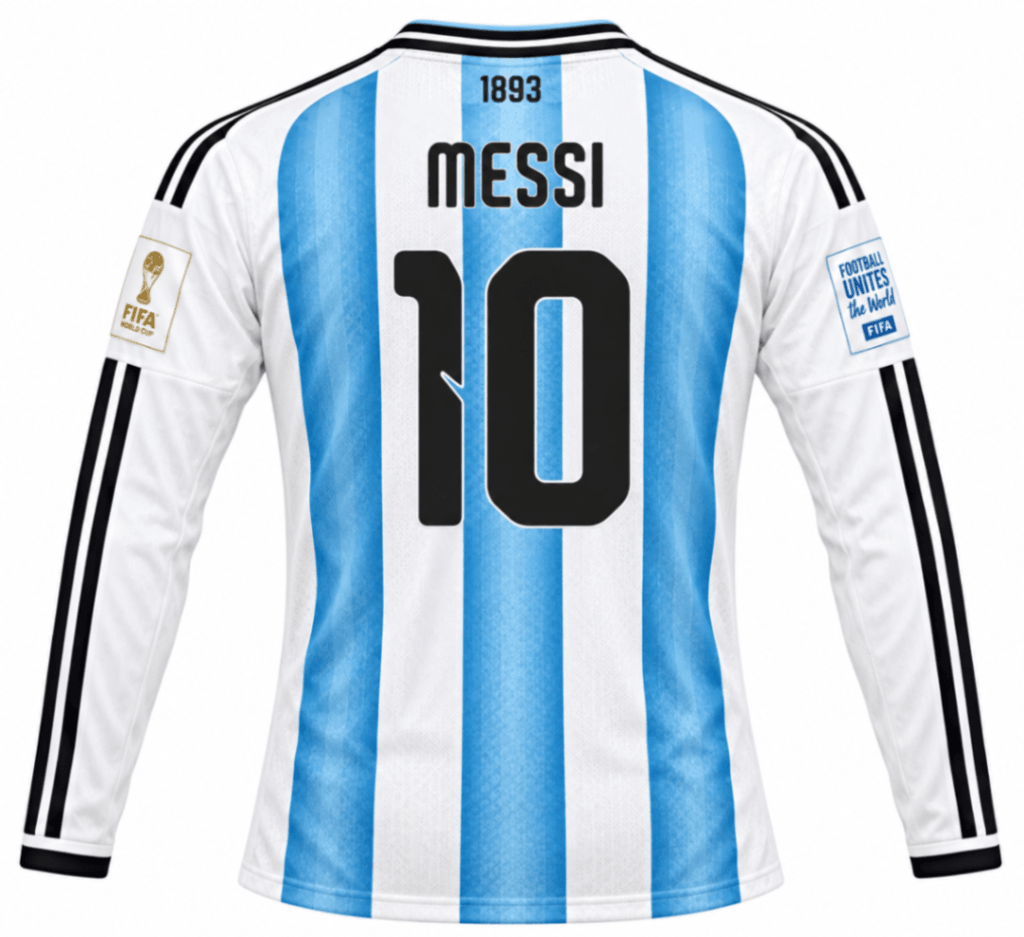 Camiseta ARGENTINA 2026 casa versión player Messi #10 – manga larga