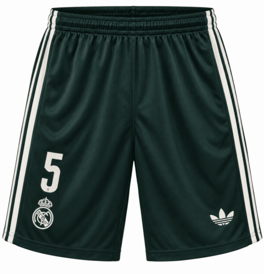 Pantaloneta niño REAL MADRID 2027 visita versión fan Bellingham #5