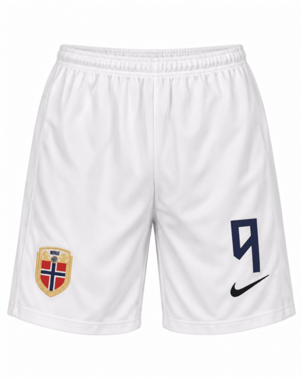 Pantaloneta niño NORUEGA 2026 casa versión fan Haaland #9