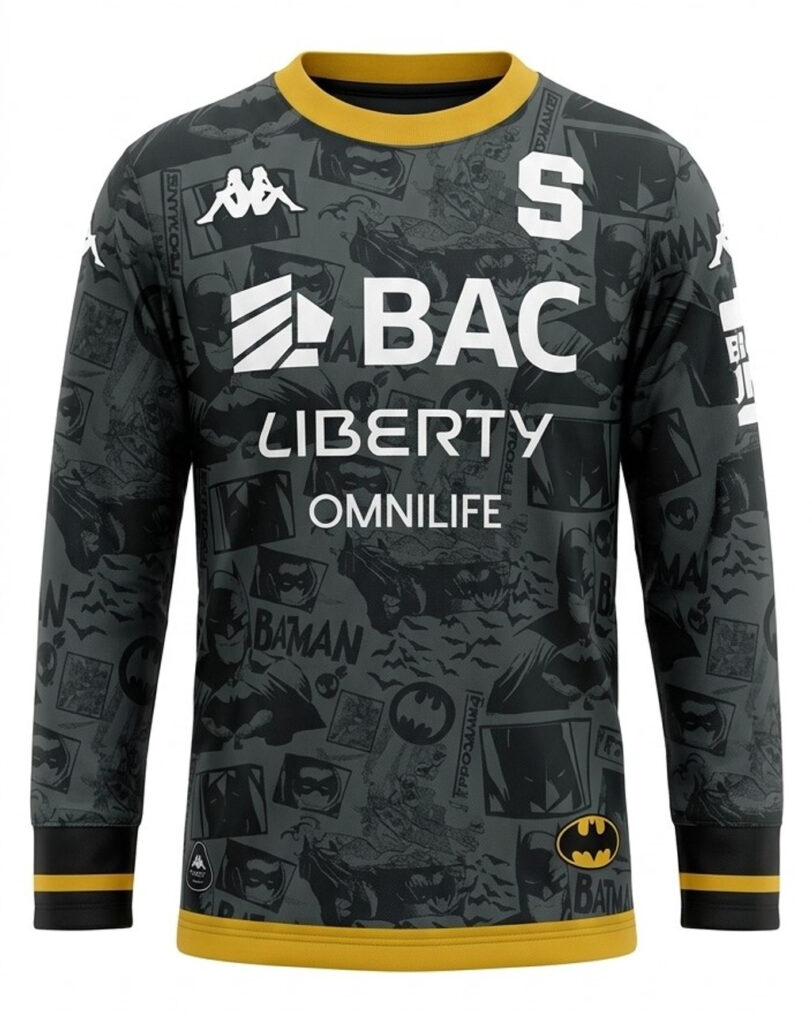 Camiseta niño SAPRISSA edición Batman negra – manga larga